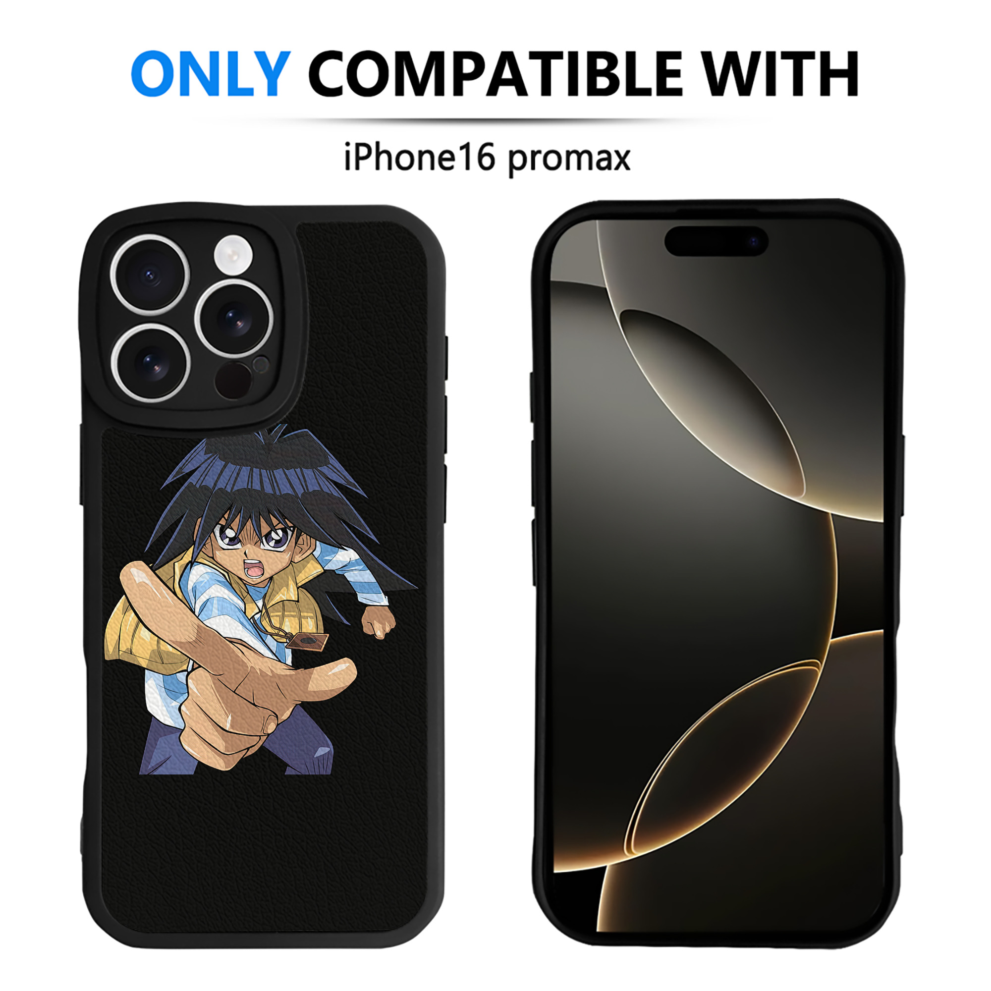 遊☆戯☆王 Yu-Gi-Oh! 【iPhone 16シリーズ対応】シリコンスマホケース（レザー調） 材質：シリコン